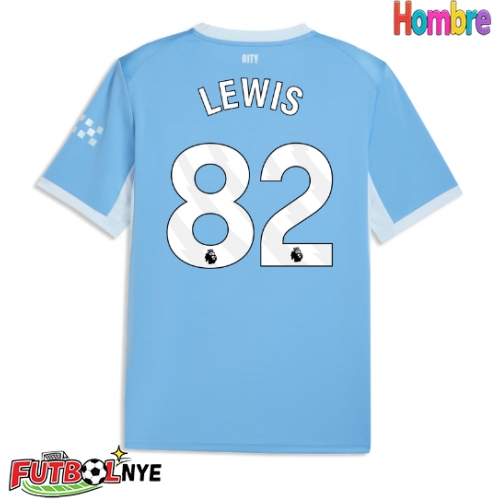 Camiseta Manchester City Rico Lewis #82 Primera Equipación 2026-27 manga corta